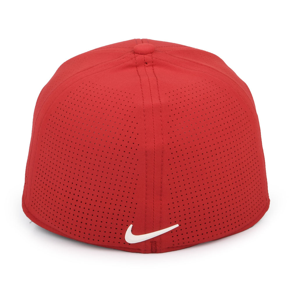 Gorra de béisbol Tiger Woods Aerobill H86 Perforada de Nike Golf - Rojo