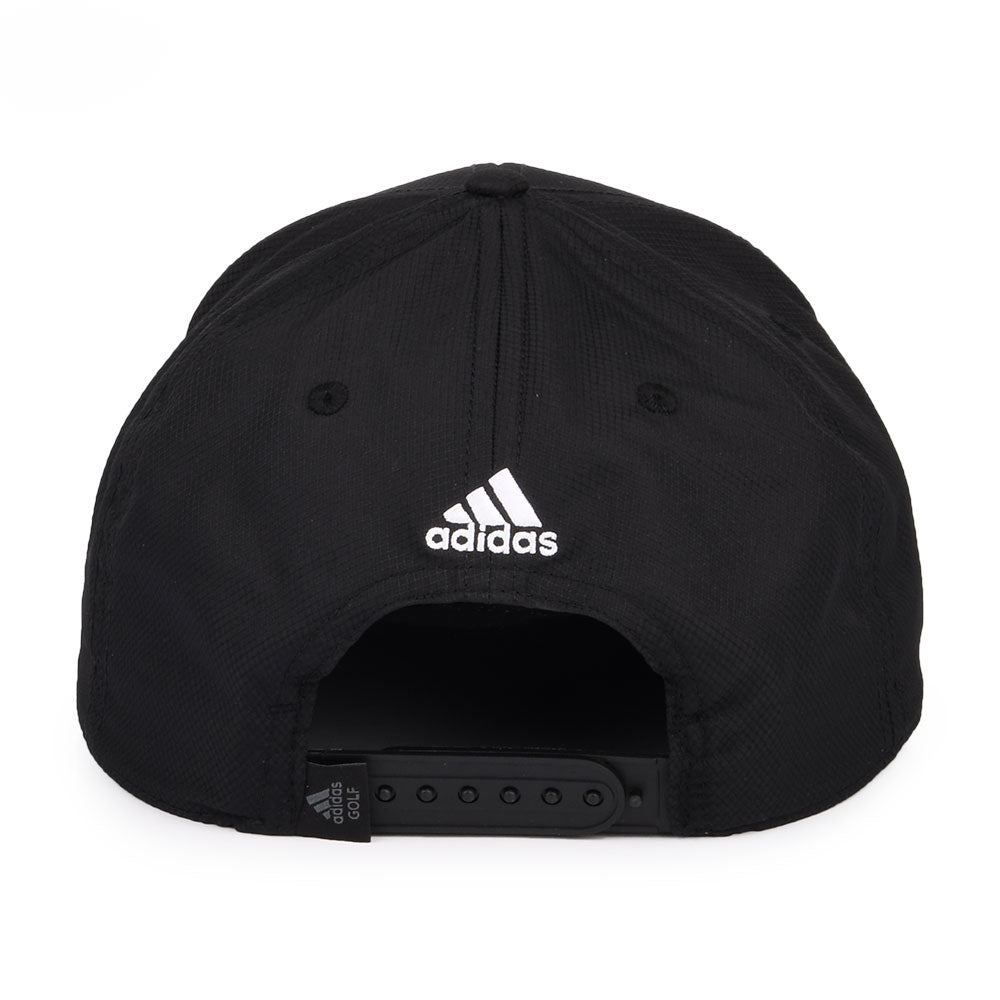 Gorra de béisbol Golf Tour 3 Stripes reciclado de Adidas - Negro