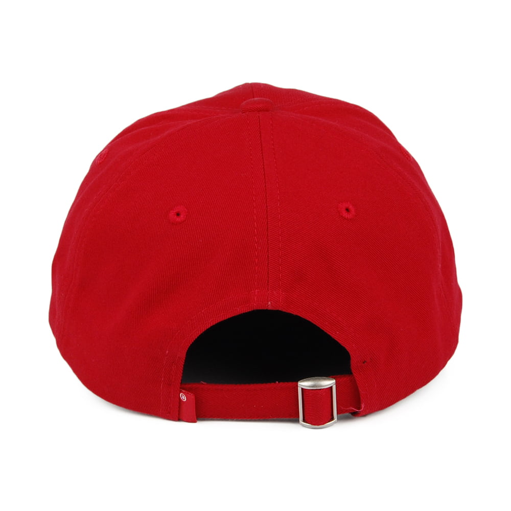 Gorra de béisbol Box Tab de Levi's - Rojo con Etiqueta en Blanco