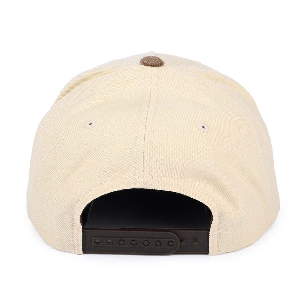 Gorra Snapback Alton MP de pana de Brixton - Beige-Marrón
