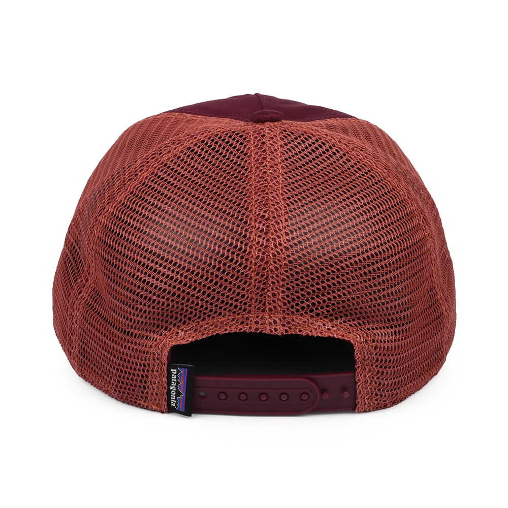 Gorra Trucker mujeres Pastel P-6 Label Layback de Patagonia - Rojo