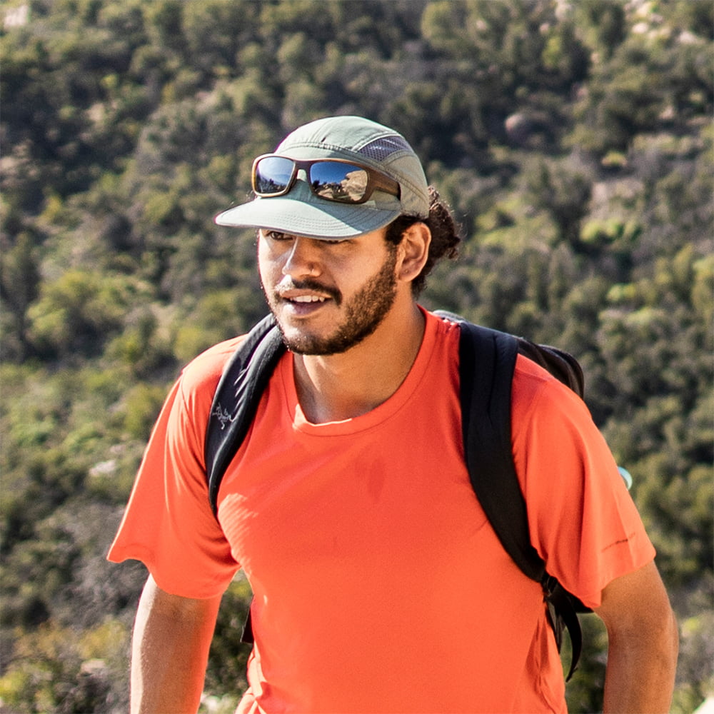 Gorra de béisbol Ultra Trail ligero aplastable de Sunday Afternoons - Verde Oliva