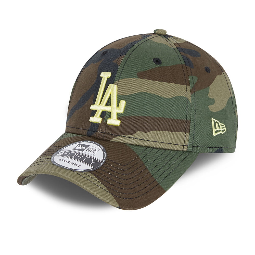 Gorra de béisbol 9FORTY MLB All Over Camo L.A. Dodgers de New Era - Camuflaje