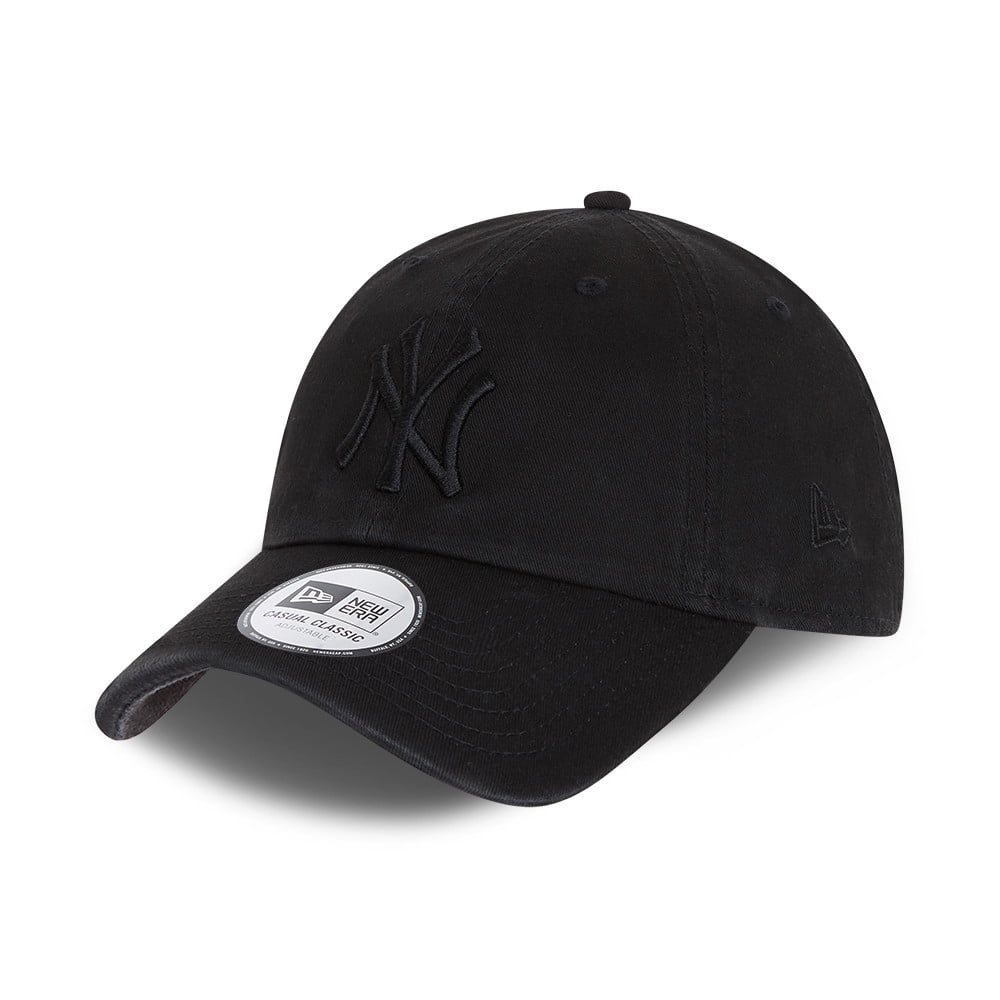 Gorra de béisbol 9TWENTY MLB Casual Classic New York Yankees de New Era - Negro sobre Negro