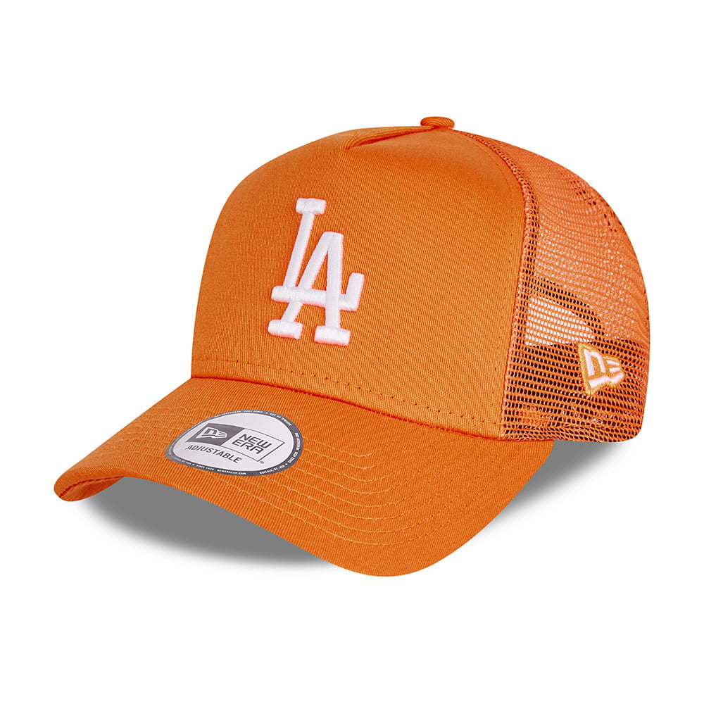 Gorra Trucker MLB Tonal Mesh L.A. Dodgers de New Era - Naranja