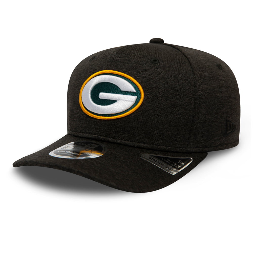 Gorra Snapback 9FIFTY Stretch NFL Total Shadow Tech Green Bay Packers de New Era - Antracita