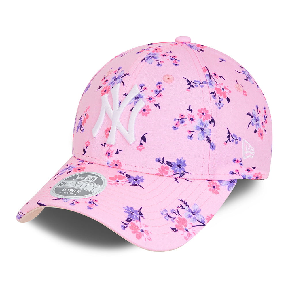 Gorra de béisbol 9FORTY New York Yankees Floral de New Era - Rosa