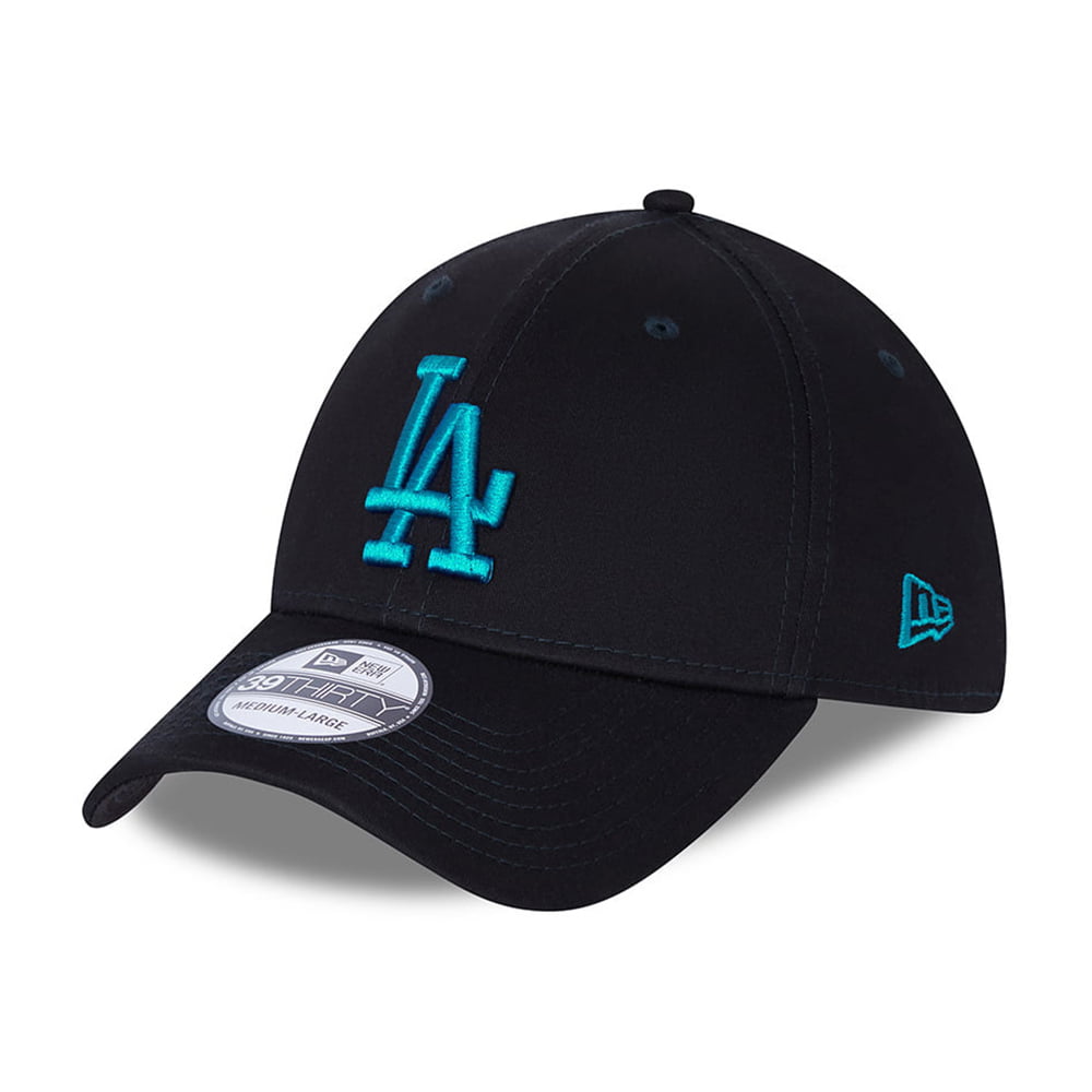 Gorra de béisbol 39THIRTY MLB League Essential L.A. Dodgers de New Era - Azul Marino-Azul