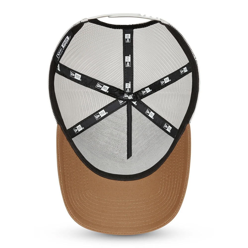 Gorra Trucker Sports Patch A-Frame de New Era - Trigo