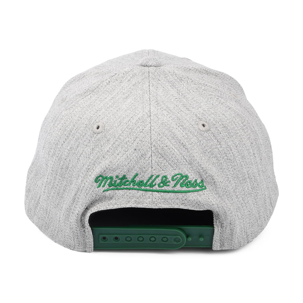 Gorra Snapback NBA Team Heather Redline Boston Celtics de Mitchell & Ness - Gris Jaspeado