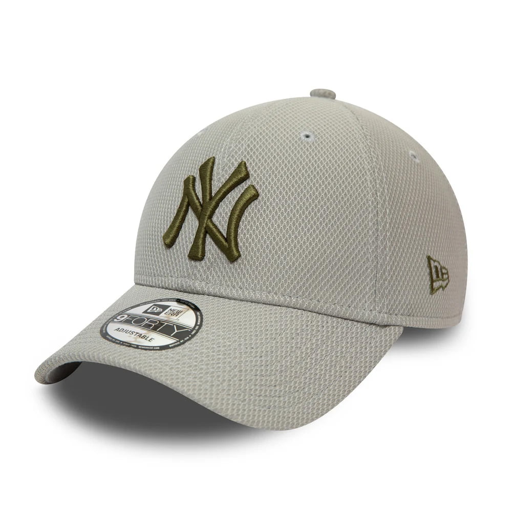 Gorra de béisbol 9FORTY MLB Diamond Era New York Yankees de New Era - Gris-Verde Oliva