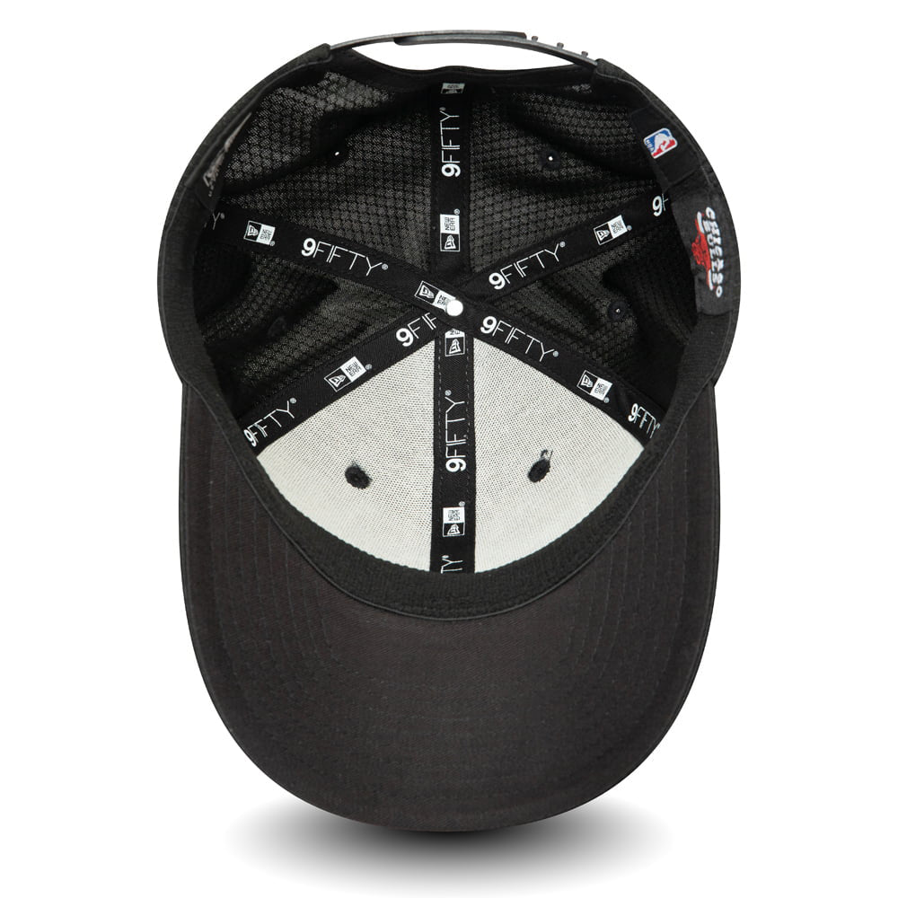 Gorra Snapback 9FIFTY NBA Tonal Team Stretch Snap Chicago Bulls de New Era - Negro