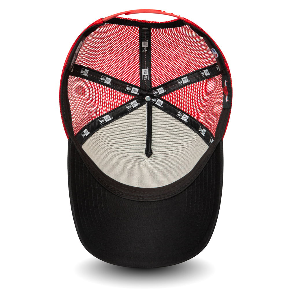 Gorra Trucker 9FORTY A-Frame NBA Team Arch - Chicago Bulls de New Era - Blanco-Rojo-Negro