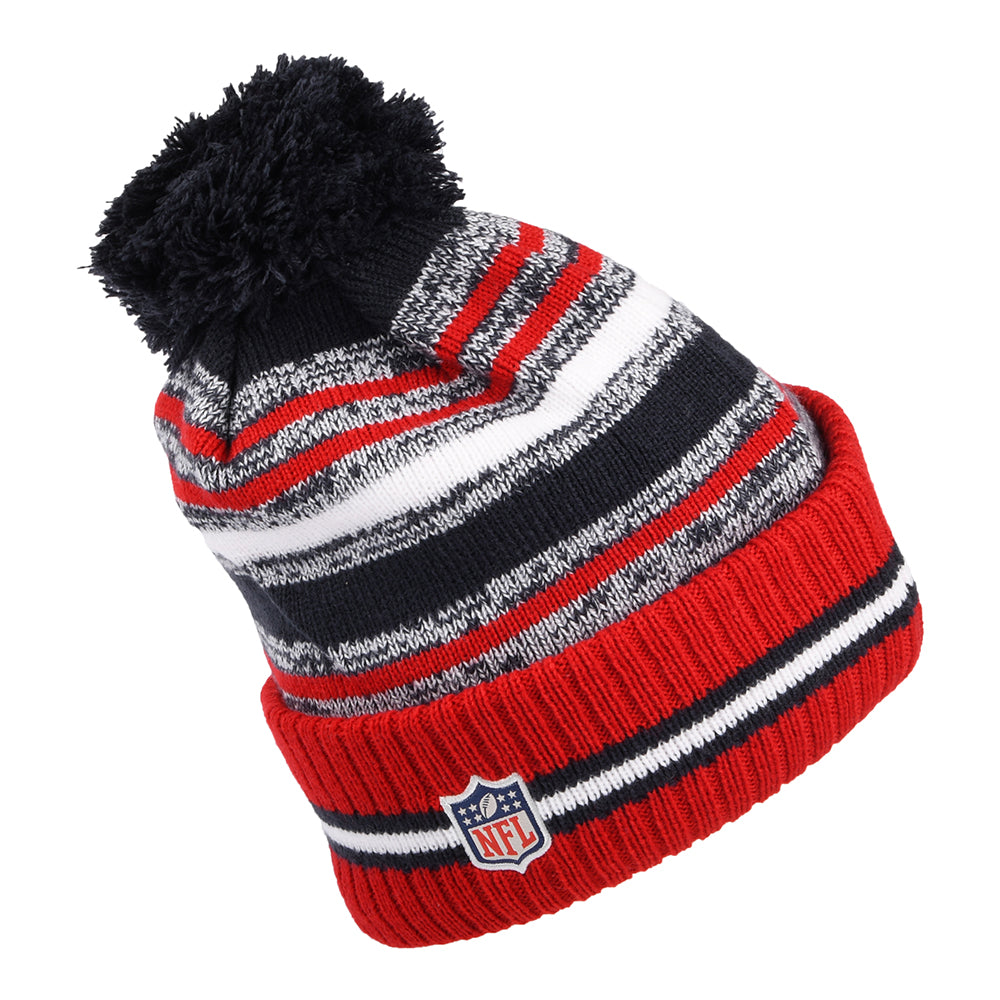 Gorro con pompón NFL Sport Knit OTC - Houston Texans de New Era - Azul Marino-Rojo