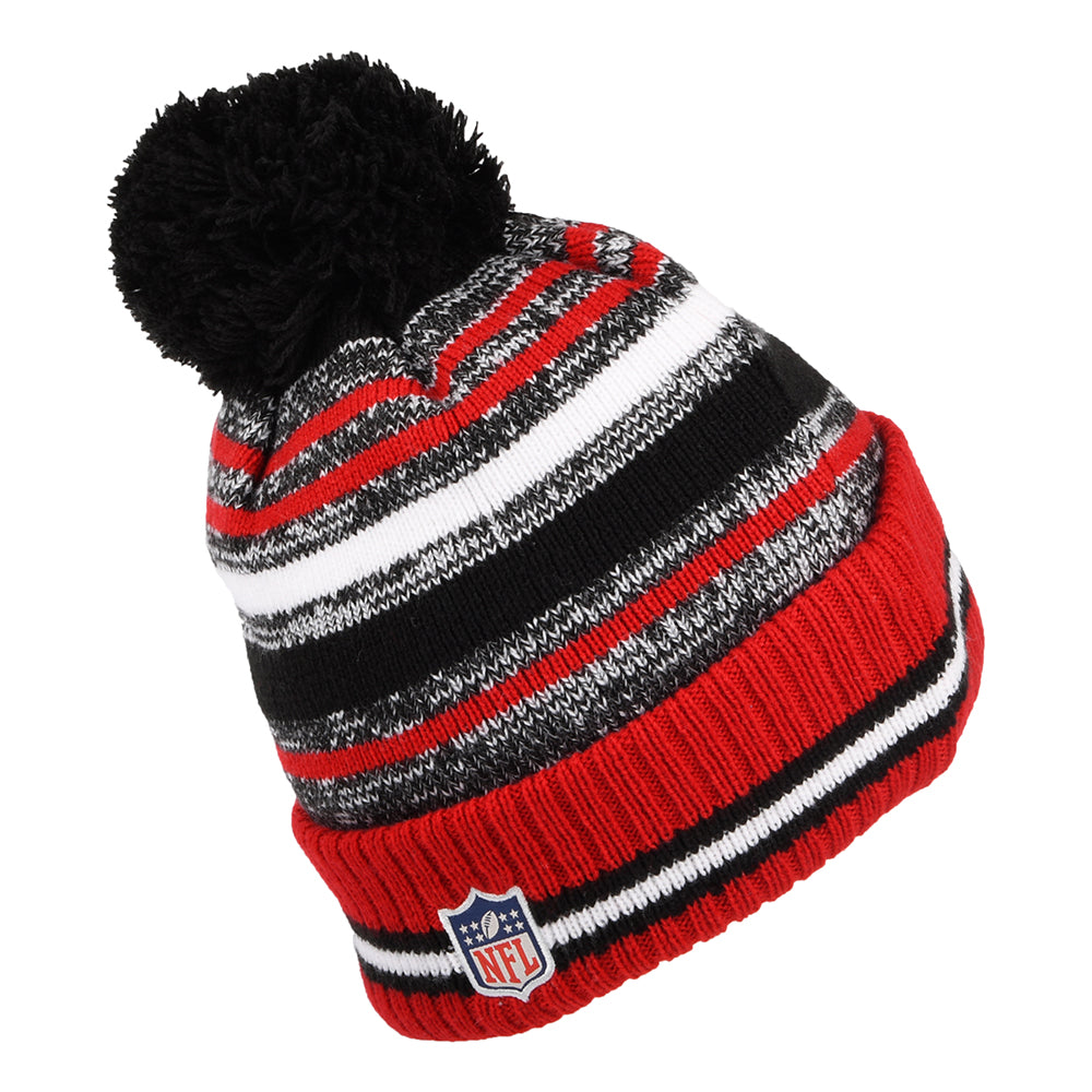 Gorro con pompón NFL Sport Knit OTC - San Francisco 49ers de New Era - Rojo-Negro