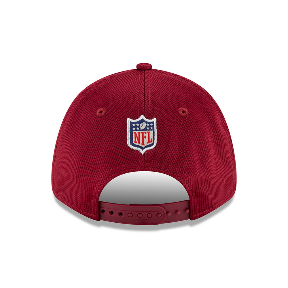 Gorra de béisbol 9FORTY Stretch Snap NFL Sideline Home Washington Football Team de New Era - Burdeos-Dorado