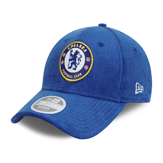 Gorra de béisbol mujeres 9FORTY Cord Chelsea FC de New Era - Azul