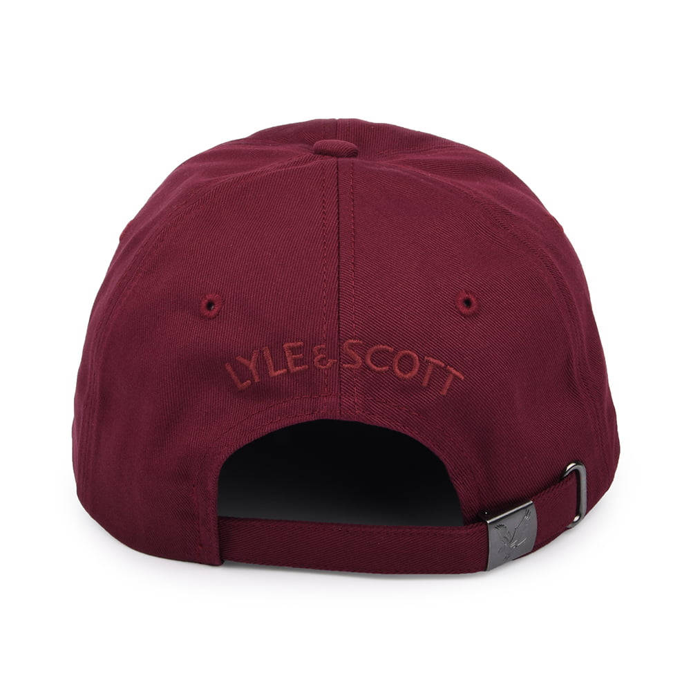 Gorra de béisbol Vintage de Lyle & Scott - Burdeos