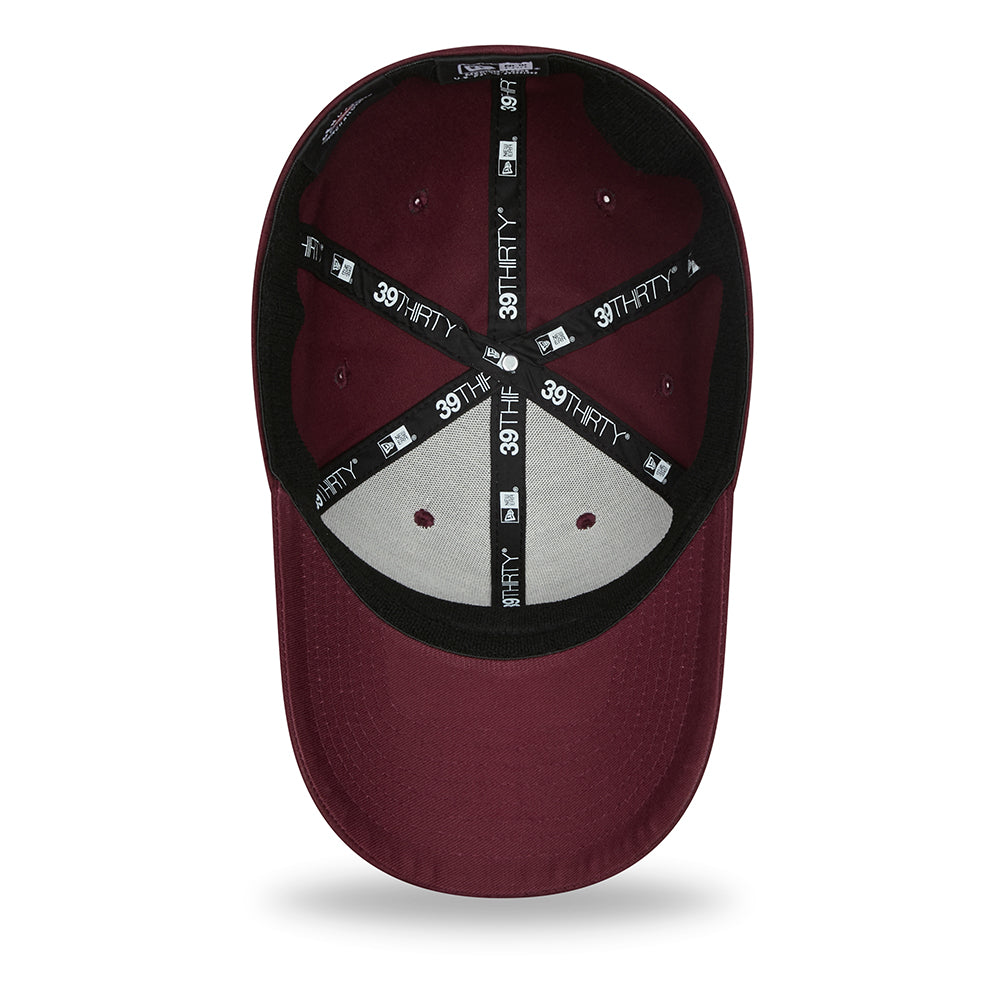 Gorra de béisbol 39THIRTY MLB Colour Essential New York Yankees de New Era - Granate-Blanco