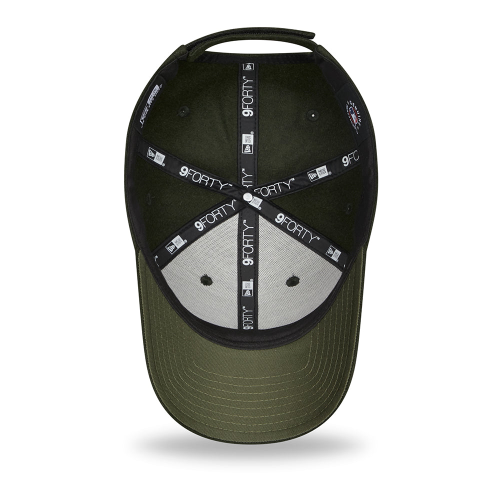 Gorra de béisbol 9FORTY MLB Winterized The League New York Yankees de New Era - Verde Oliva