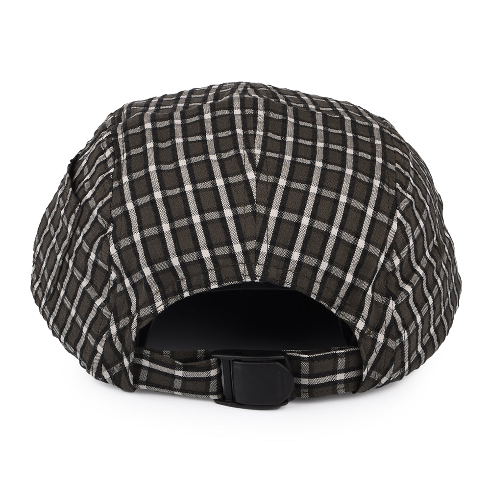 Gorra 5 paneles Dryden de Seersucker de algodón a cuadros de Carhartt WIP - Ciprés