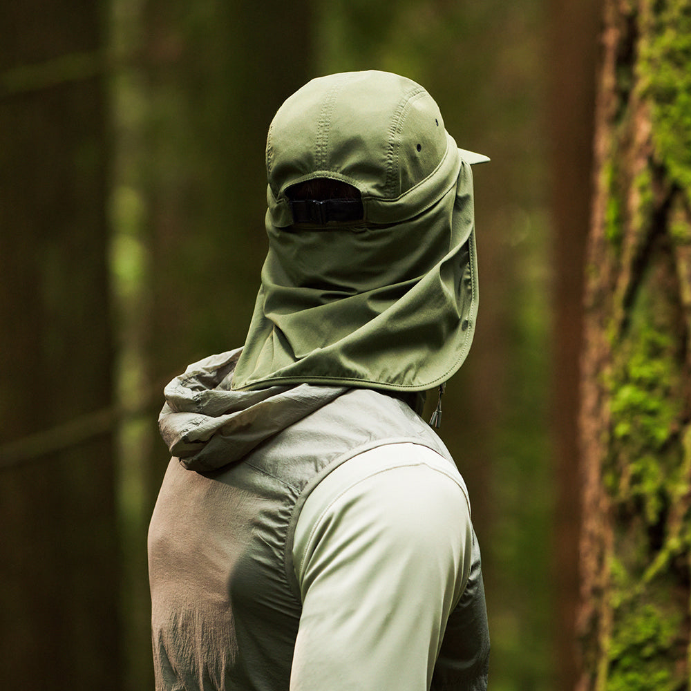 Gorra 5 paneles Ultraligero Protector Solar de Tilley - Verde Oliva