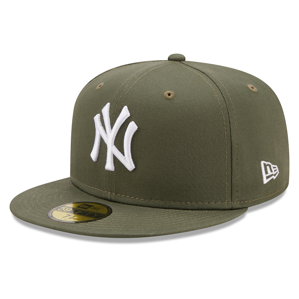 Gorra de béisbol 59FIFTY MLB League Essential New York Yankees de New Era - Oliva-Blanco