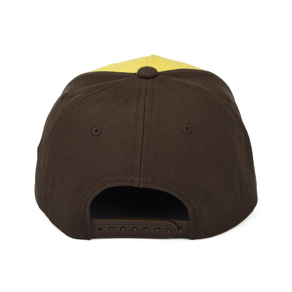 Gorra Snapback Crest C NetPlus MP de Brixton - Amarillo-Marrón