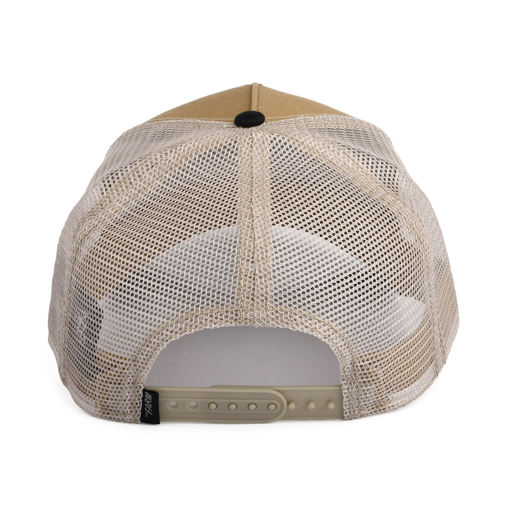 Gorra Trucker Black Sheep de Goorin - Kaki-Negro