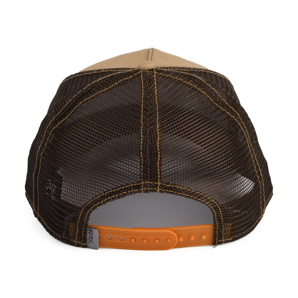 Gorra Trucker Ass de Goorin - Marrón