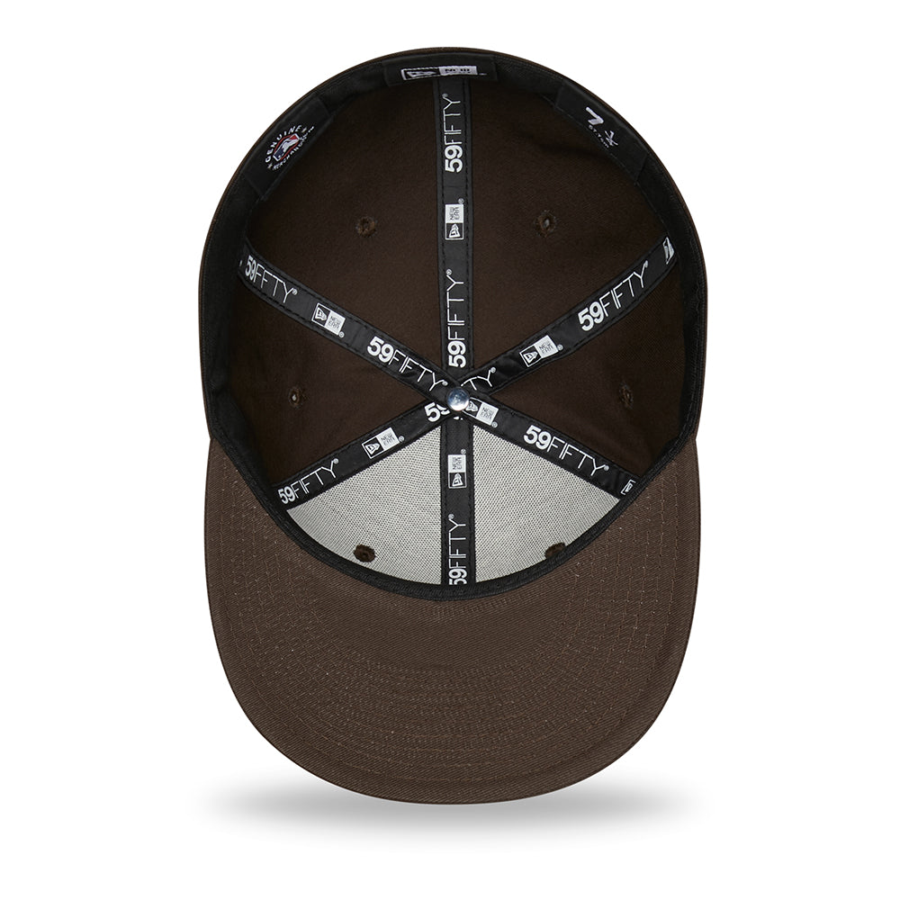 Gorra de béisbol 59FIFTY MLB League Essential L.A. Dodgers de New Era - Marrón