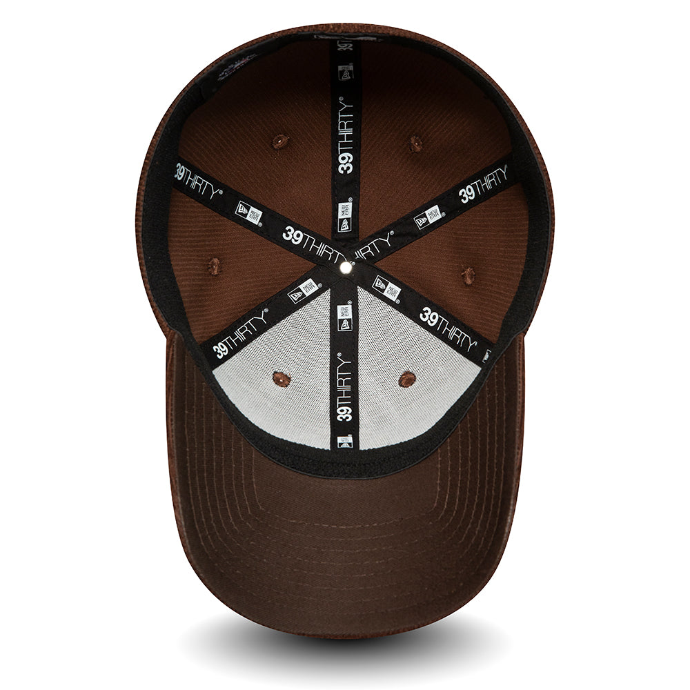 Gorra de béisbol 39THIRTY MLB Corduroy New York Yankees de New Era - Marrón