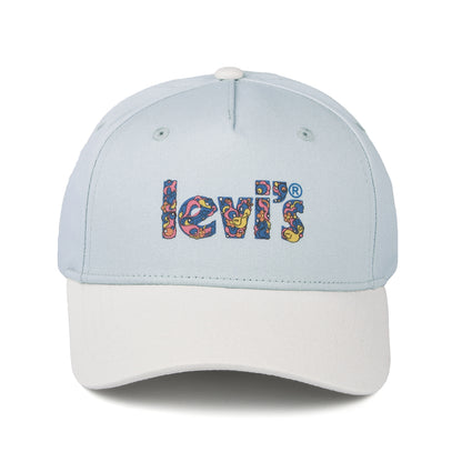 Gorra de béisbol mujeres Graphic con etiqueta lisa de Levi's - Azul Claro