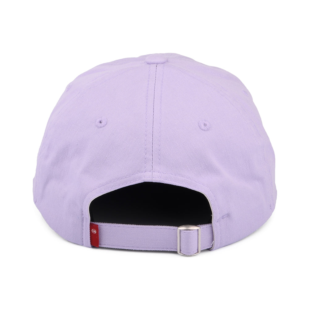 Gorra de béisbol mujeres Mid Batwing Flexfit con etiqueta lisa de Levi's - Morado Claro