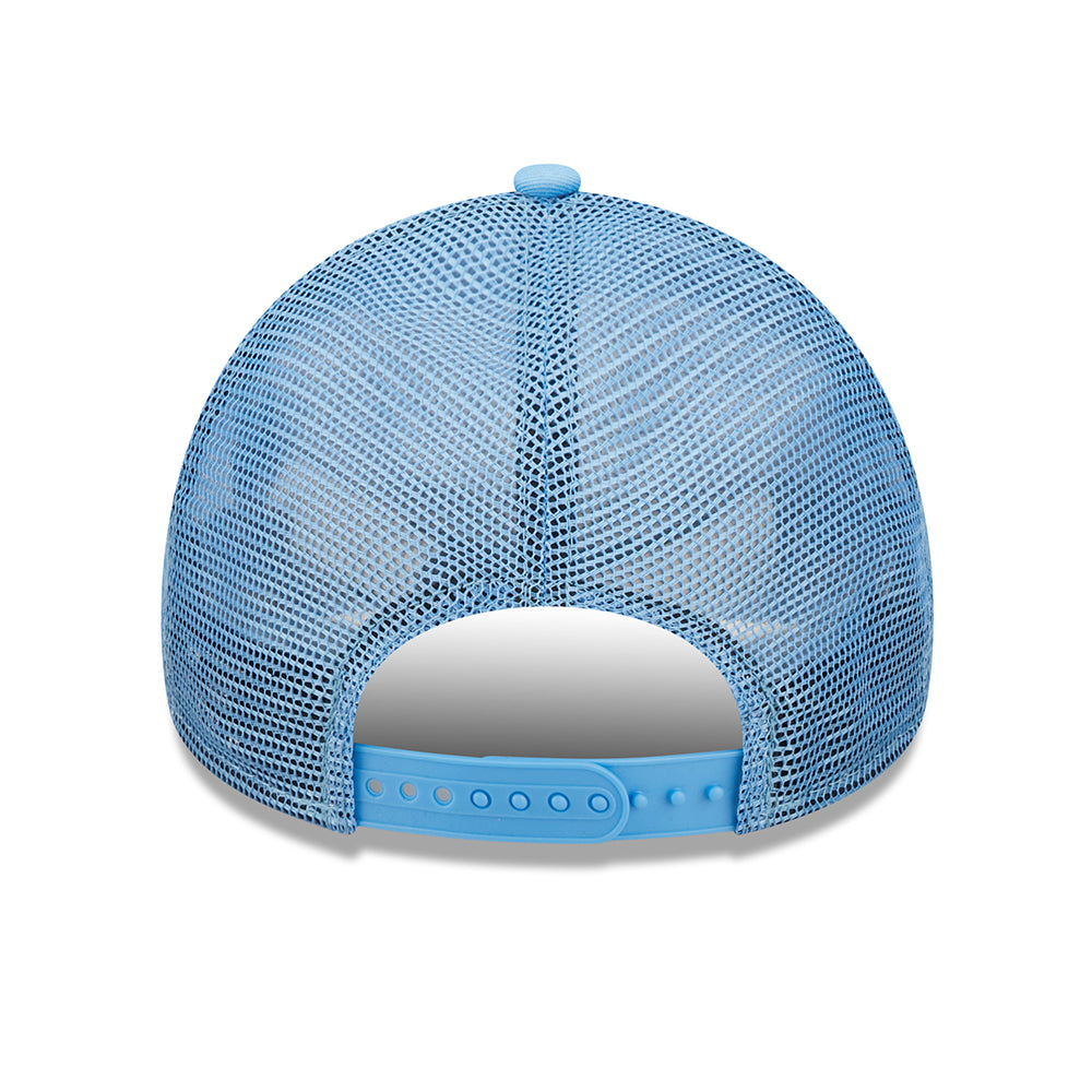 Gorra Trucker 9FORTY A-Frame MLB Tonal Mesh L.A. Dodgers de New Era - Azul Cielo