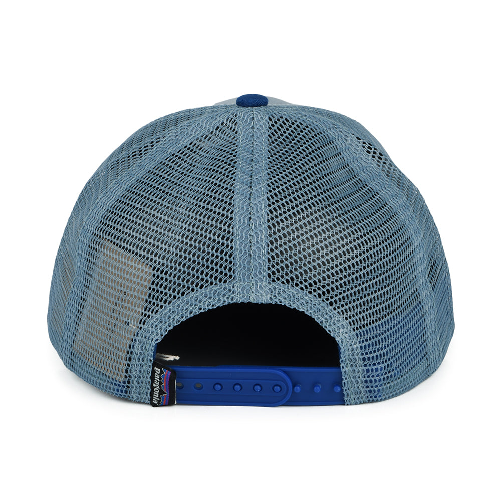 Gorra Trucker P-6 Logo LoPro de algodón orgánico de Patagonia - Azul Claro-Azul