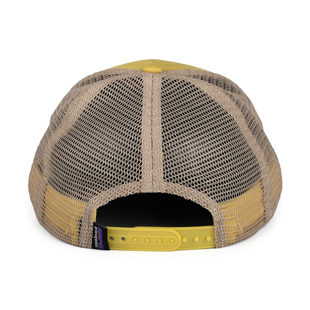 Gorra Trucker P-6 Logo LoPro de algodón orgánico de Patagonia - Amarillo