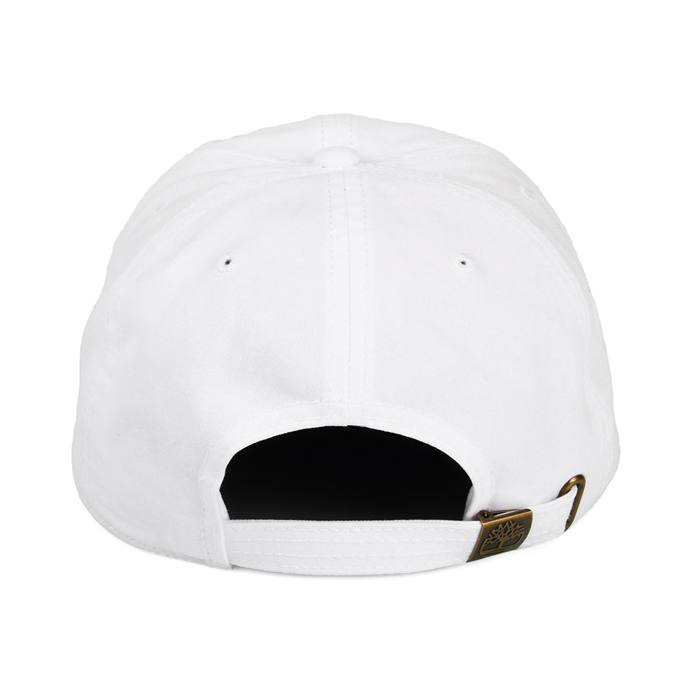 Gorra de béisbol Soundview de lona de algodón de Timberland - Blanco