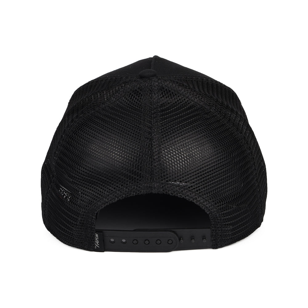 Gorra Trucker White Tiger de Goorin - Negro