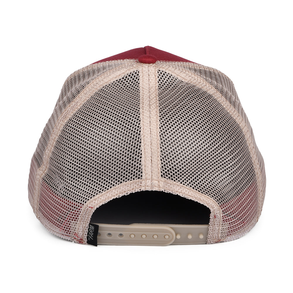 Gorra Trucker Bull de Goorin - Rojo