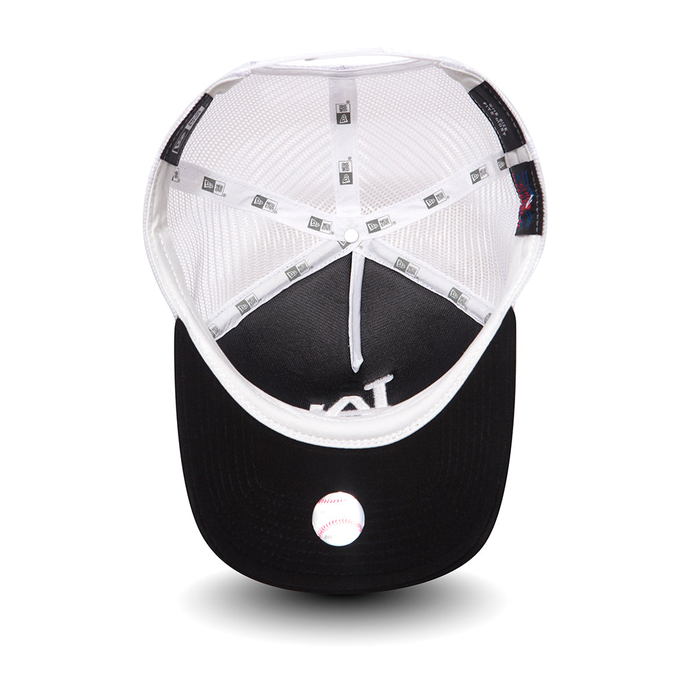 Gorra Trucker A-Frame MLB Clean Trucker L.A. Dodgers de New Era - Negro-Blanco