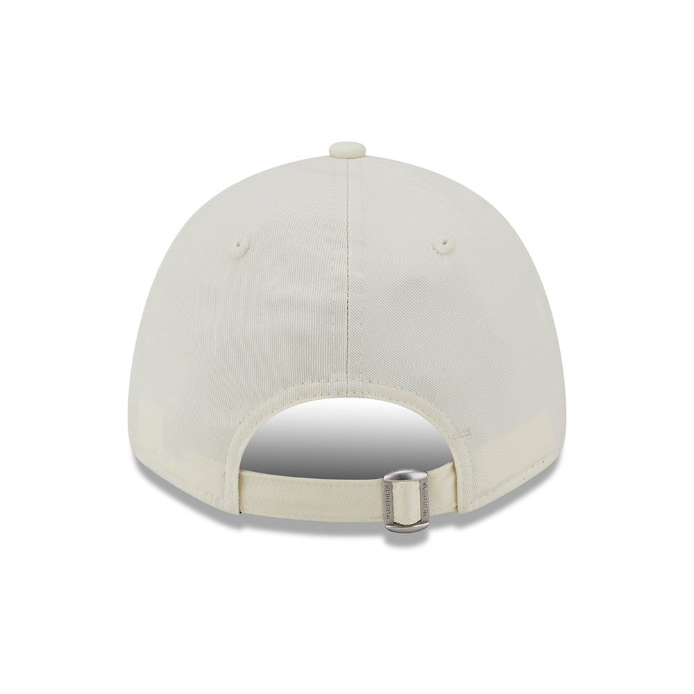 Gorra de béisbol 9FORTY de temporada Manchester United FC de New Era - Blanco Roto-Rojo Cardenal