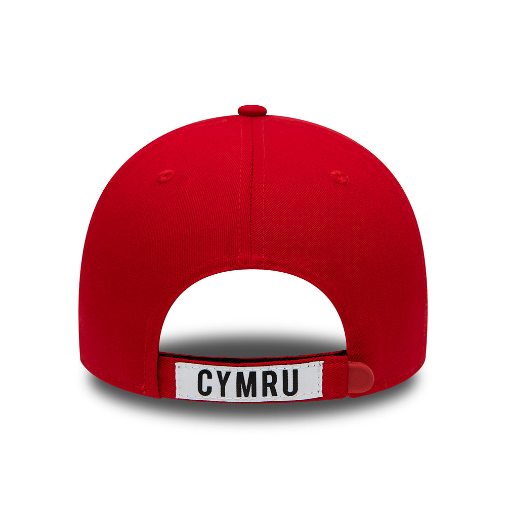 Gorra de béisbol 9FORTY Core Football Association of Wales de New Era - Escarlata-Verde