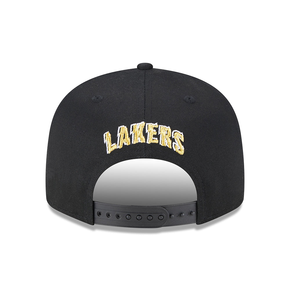 Gorra ajustable 9FIFTY NBA Metallic Arch L.A. Lakers de New Era - Negro