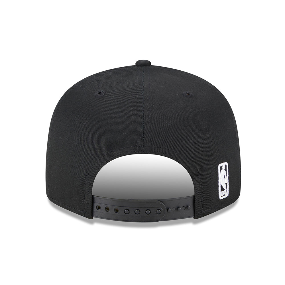 Gorra ajustable 9FIFTY NBA Split Logo Milwaukee Bucks de New Era - Negro