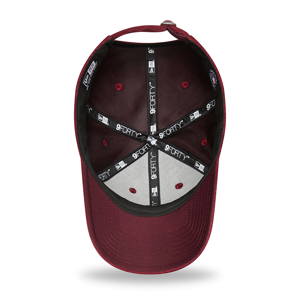 Gorra de béisbol 9FORTY MLB Towelling New York Yankees de New Era - Granate