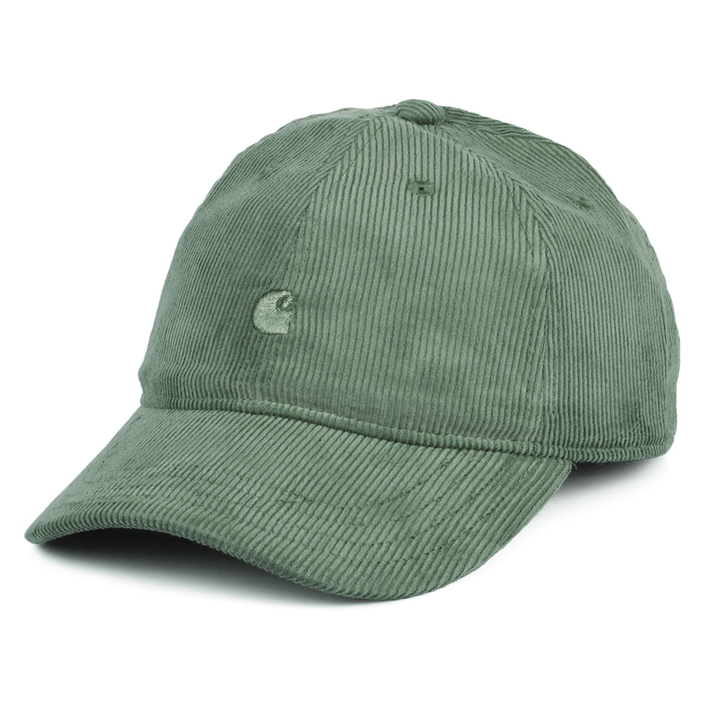 Gorra De Béisbol Harlem De Pana De Carhartt WIP - Verde Oliva – Sombreros Y Gorras