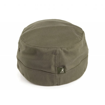 Gorra militar de sarga de algodón de Kangol - Verde