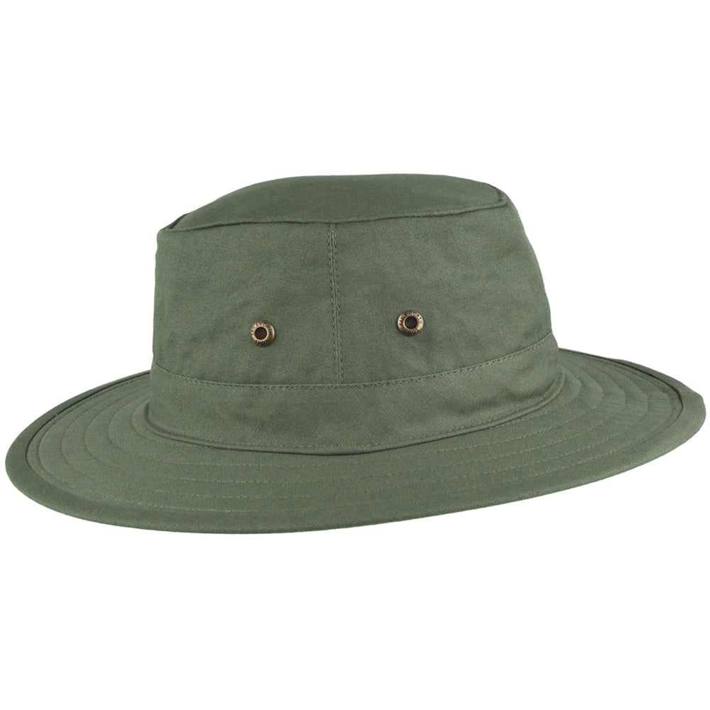 Sombrero de Sol Traveller plegable de Failsworth - Verde Oliva