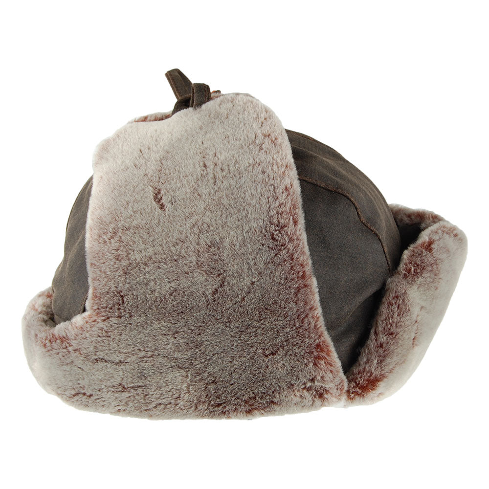 Gorro Aviador Cope Bomber resistente al agua de Stetson - Marrón